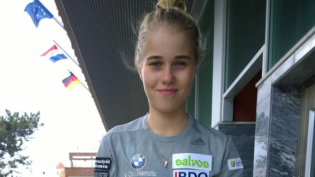 Alisa Vainio harjoittelee vappuun saakka Portugalissa.