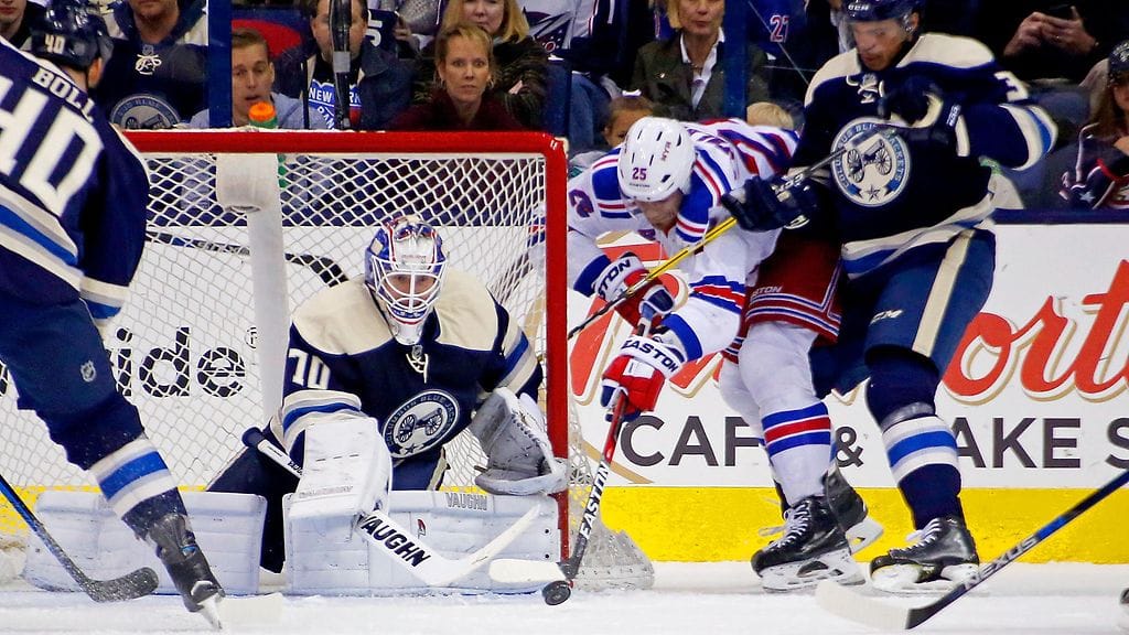 Joonas Korpisalo torjui 26 laukausta Columbuksen maalilla.