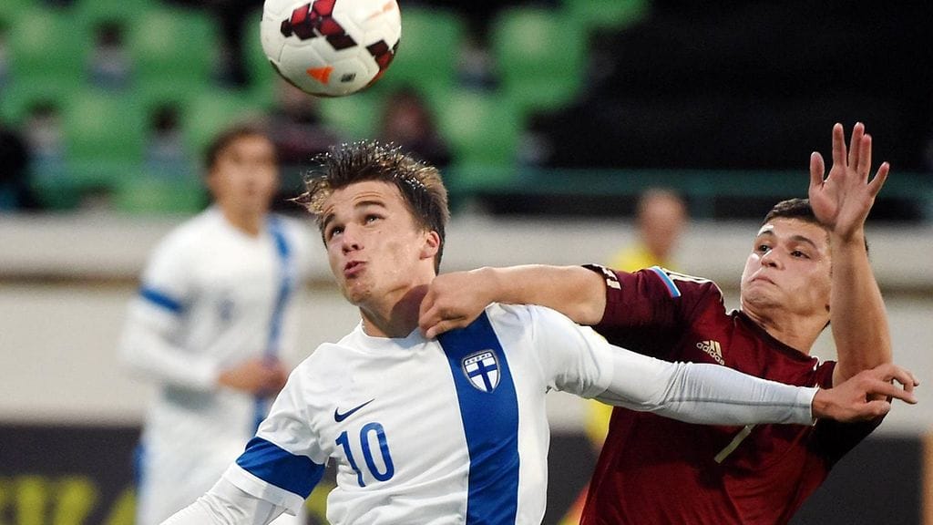 Simon Skrabb on pelannut myös Suomen A-maajoukkueessa.