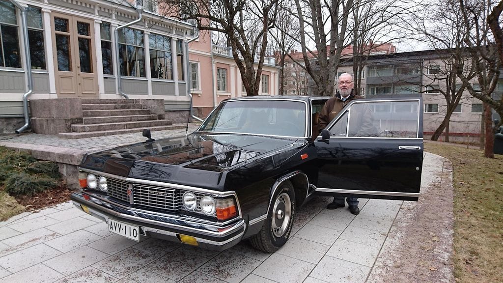 Gaz Tshaika ja Kone Oy:n eläkkeellä oleva kuljettaja Lauri Kuikka