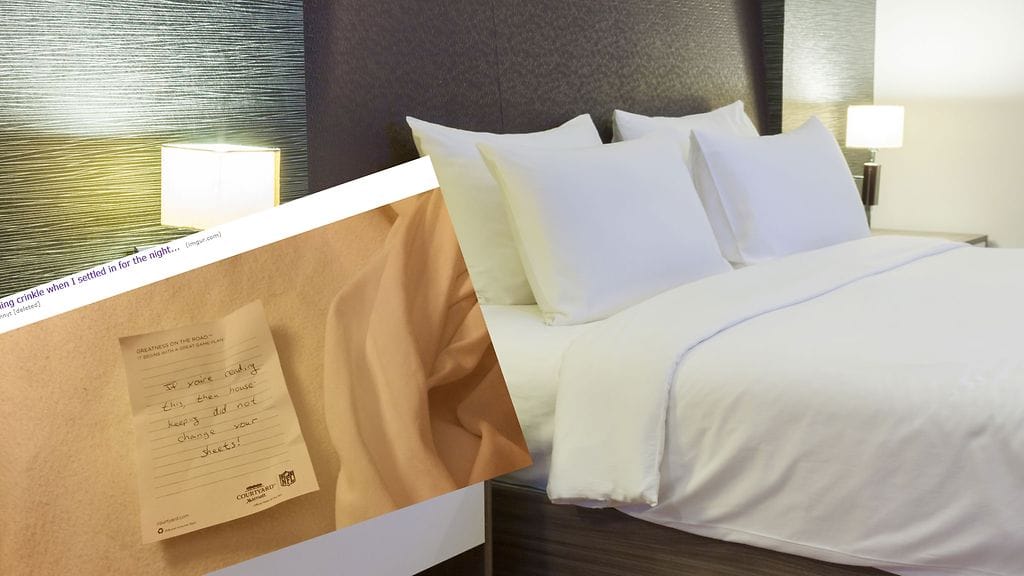 Puhtaat, valkeat lakanat... Tai sitten ei.