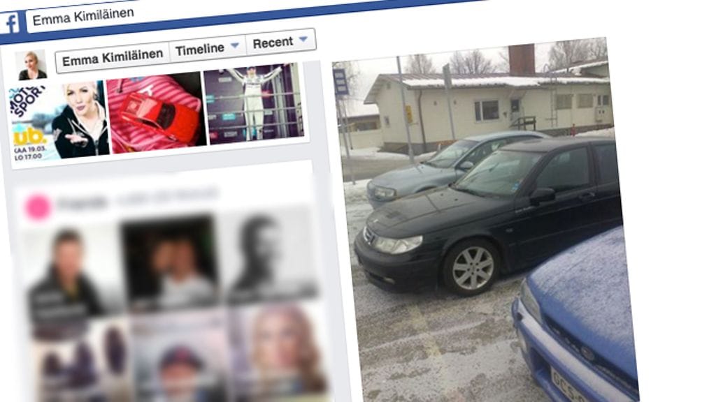 Kimiläinen ei ole vienyt asiaa poliisille tai ottanut selvää mystisen Saabin omistajasta.