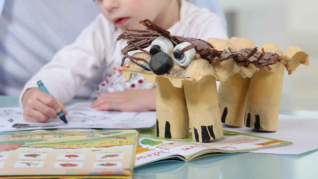 Paperirullista voi askarrella!