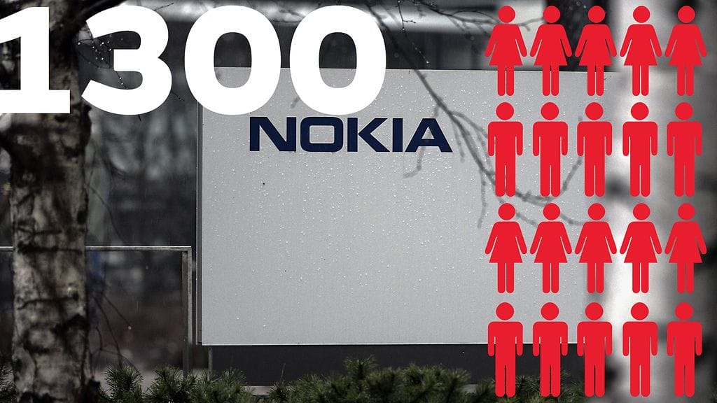 Nokian vajaasta 7000 työpaikasta katoaa noin joka viides.