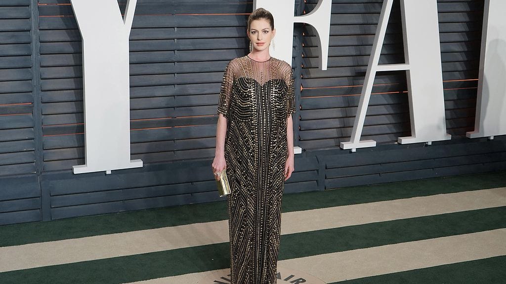 Anne Hathaway 29. helmikuuta 2016.