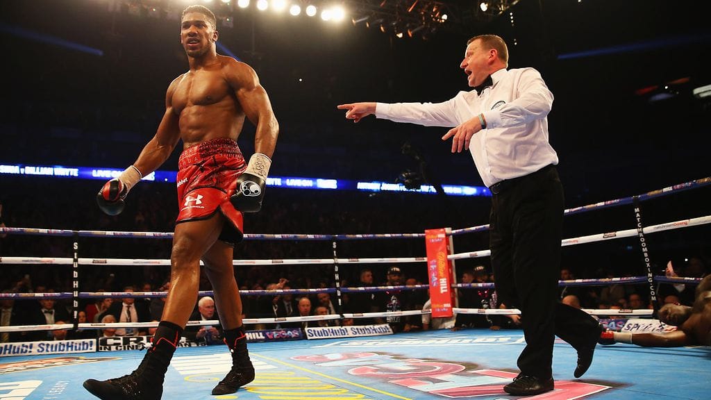 Anthony Joshua on järkälemäinen ilmestys.