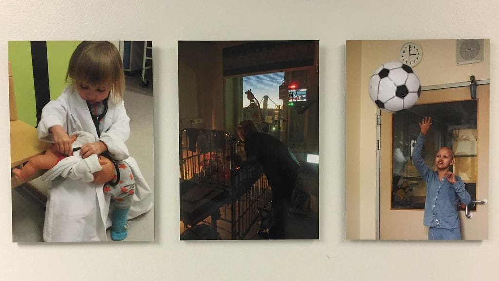 Lastennäyttelyn klinikan kuvia
