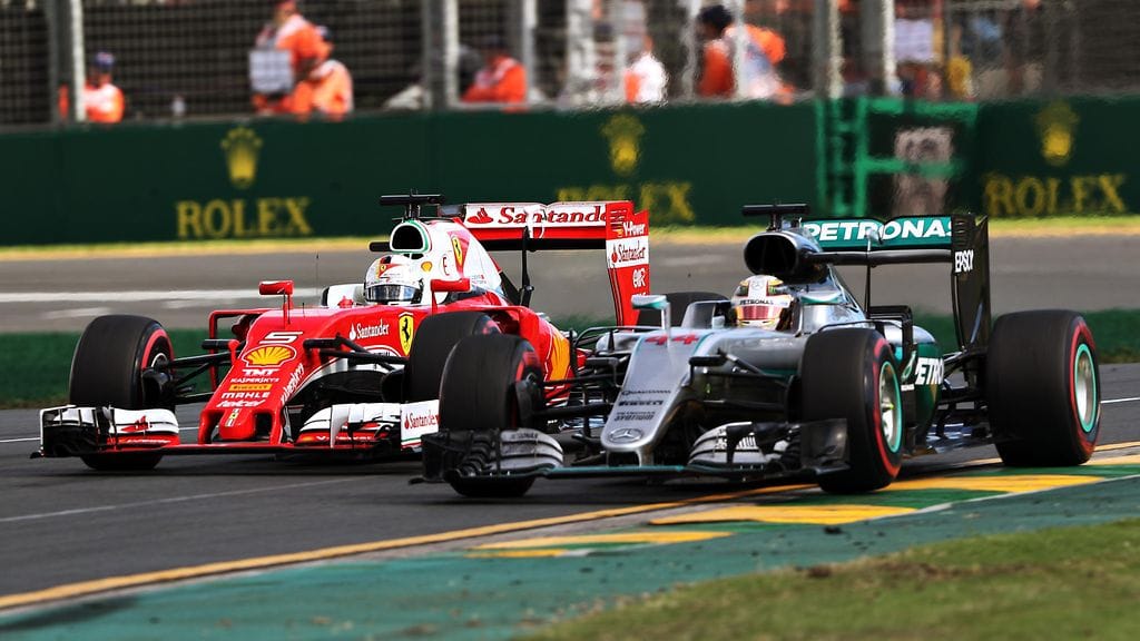 Vettel ja Hamilton tappituntumassa