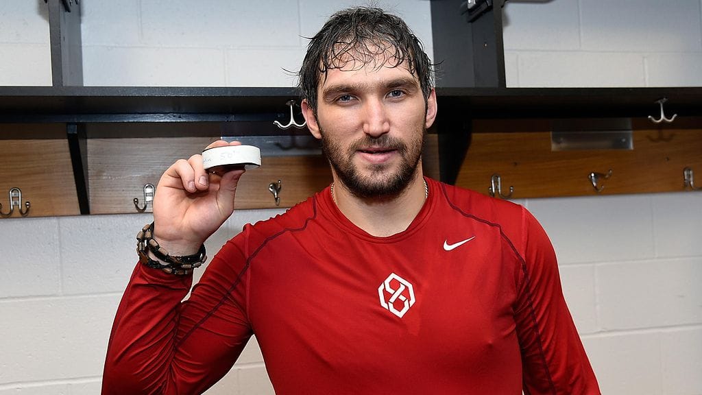 Aleksandr Ovetshkin juhli NHL-uransa 15. hattutemppua.