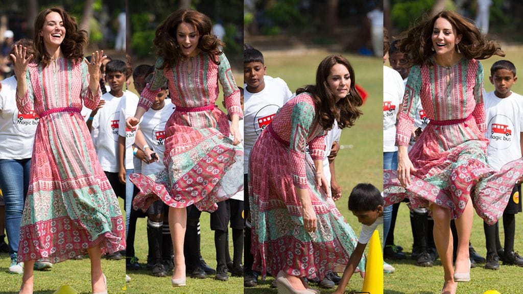 Herttuatar Catherine ei peitellyt intoaan krikettikentällä.