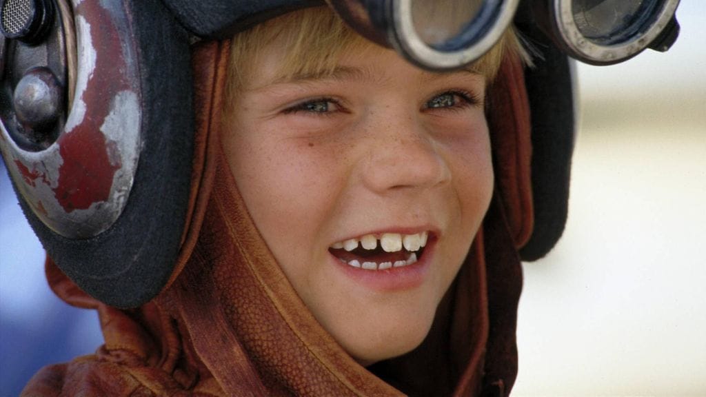 Jake Lloyd Anakin Skywalkerin roolissa vuonna 1996.