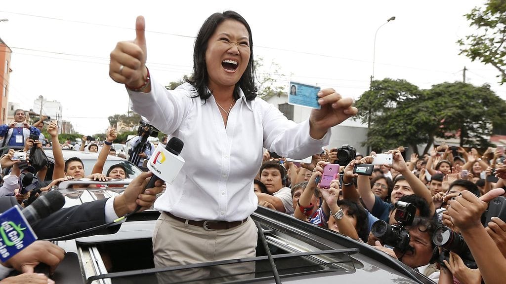 Ensimmäisellä kierroksella eniten ääniä sai vaalien ennakkosuosikki, konservatiivien Keiko Fujimori.