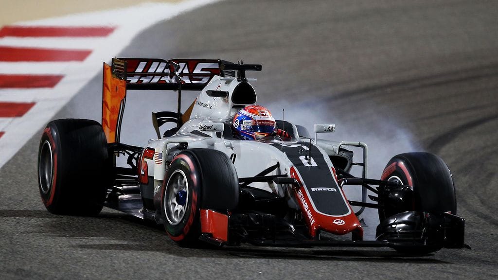Romain Grosjean Bahrainin GP:ssä.
