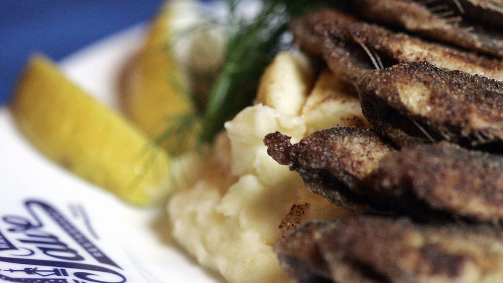 Kuvituskuva: Ravintola Salven silakkapihvit.