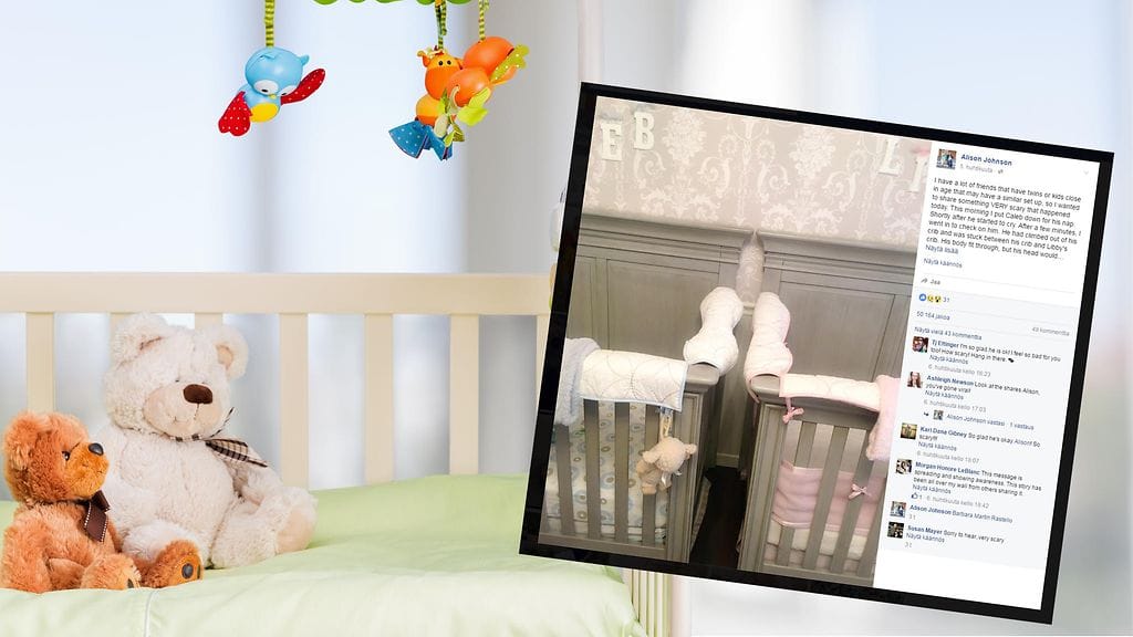 Kahden pinnasängyn väliin jäänyt rako aiheutti vakavan vaaratilanteen.