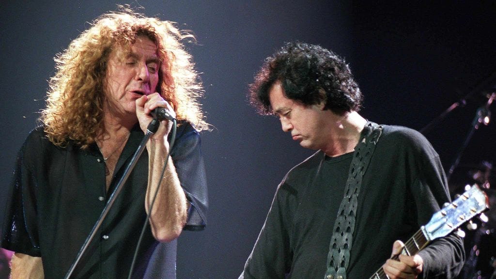 Robert Plant ja Jimmy Page.