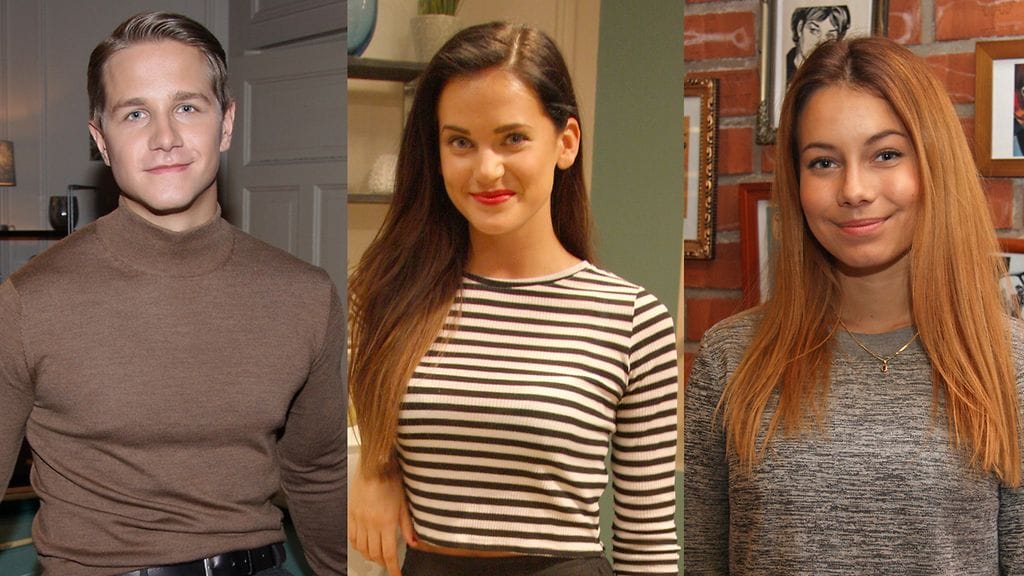 Hemmo Karja, Johanna Puhakka ja Kerttu Rissanen pänttäävät parhaillaan pääsykokeisiin.