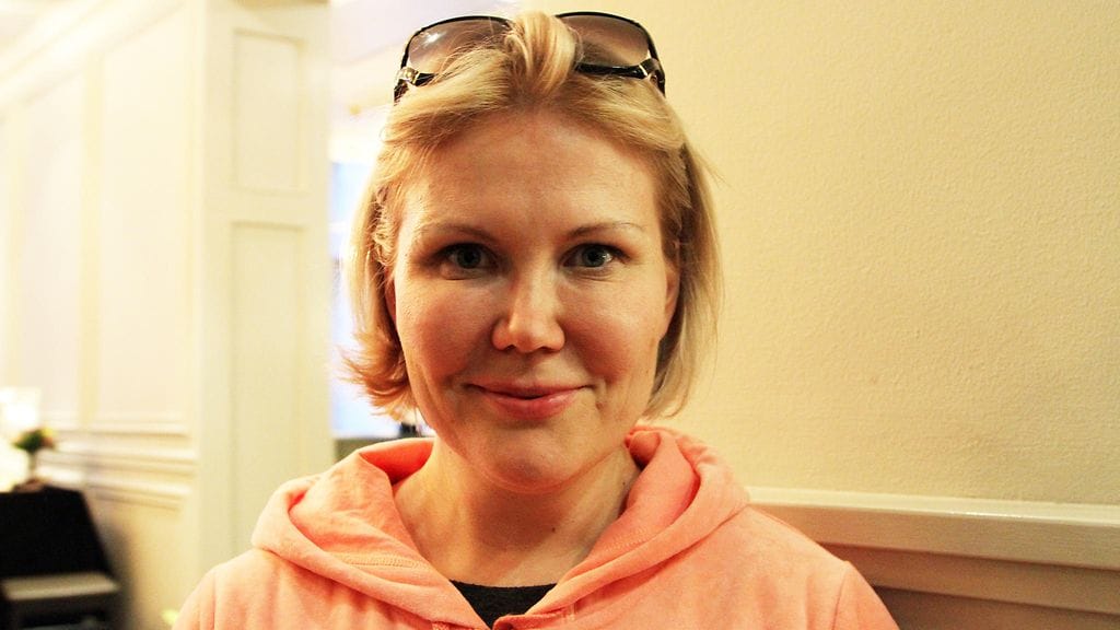 Sanna Kiiski kuvattuna Helsingissä 12. huhtikuuta 2016.