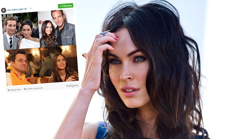 Megan Fox vastasi isyysspekulaatioihin hauskalla kuvalla. Pieni kuva kaapattu Foxin Instagramista.