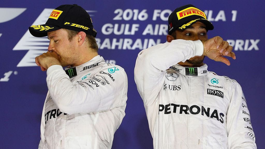 Nico Rosbergin ja Lewis Hamiltonin välit eivät ole kovin lämpimät.