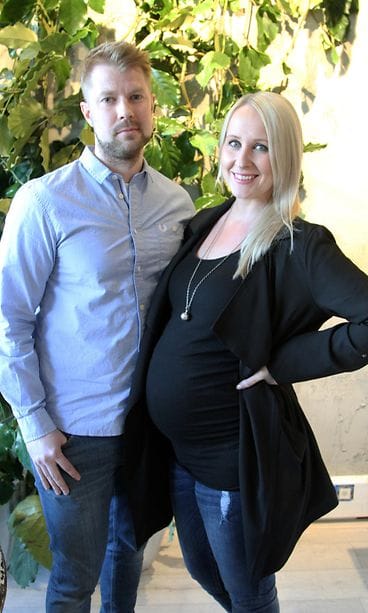 Lauri ja Elina Kottonen Relove-avajaisissa 13.4.2016 2