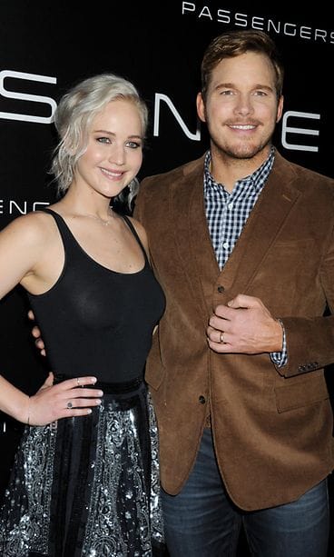 Jennifer Lawrence ja Chris Pratt 12.4.2016