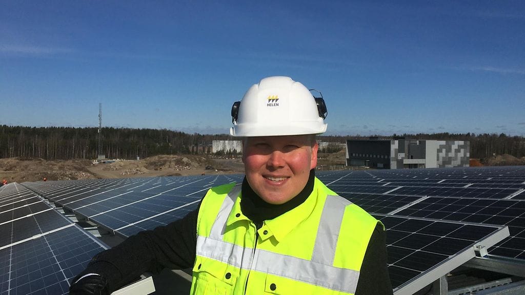 Aurinkovoimala, Kivikko, aurinkoenergia, Atte Kallio