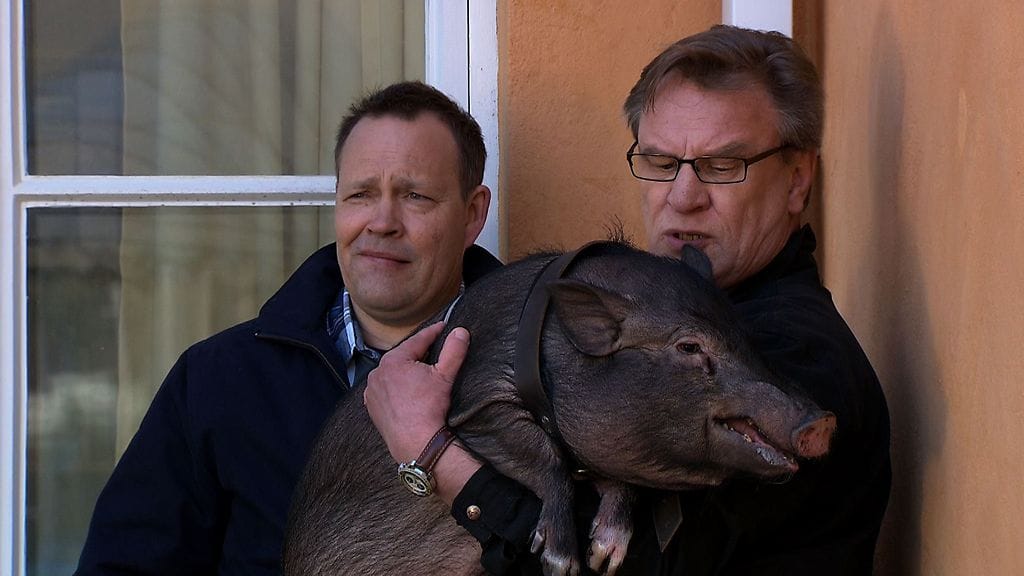 Salatut elämät - Ismo ja Lasse (Esko Kovero ja Timo Jurkka).