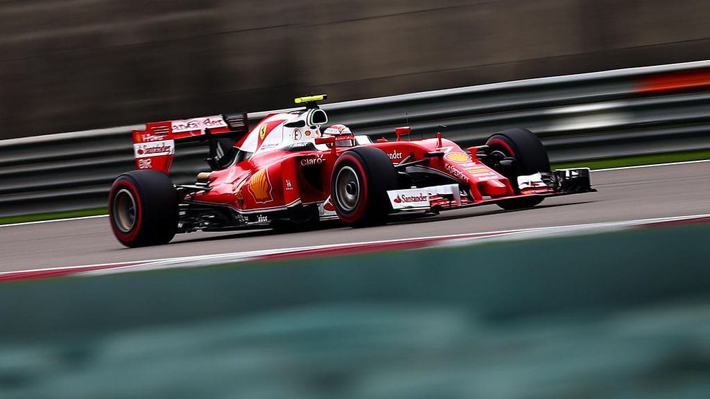 Kimi Räikkönen on iskussa.