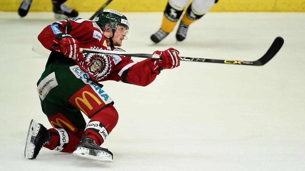 Artturi Lehkonen viimeisteli Frölundan ainokaisen Skellefteån verkkoon toisessa finaaliottelussa.