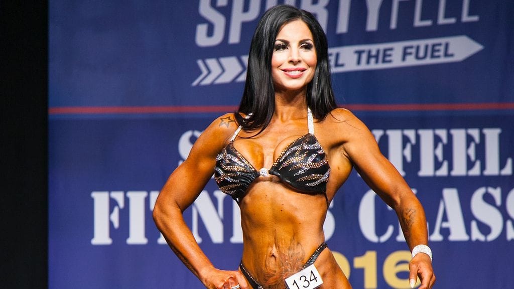 Marutzella Vaalikivi sijoittui neljänneksi viikonlopun fitness-kilpailussa.