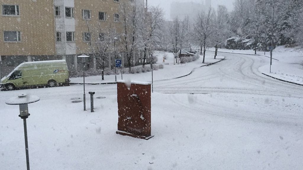 Kuopiossa näytti tältä tänään aamulla kello 7.