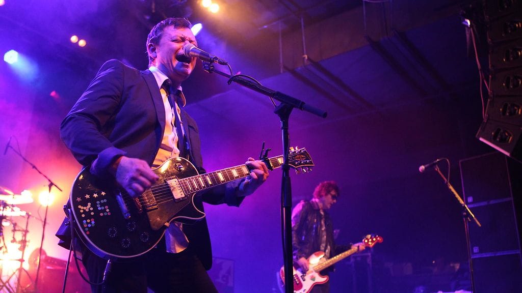Manic Street Preachers esiintyi Helsingissä Flow-festivaaleilla elokuussa 2014.