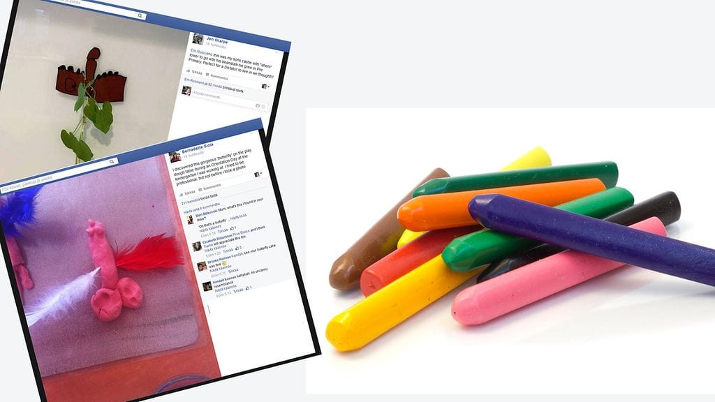 Kuvituskuva ja kuvakaappaus Facebookista