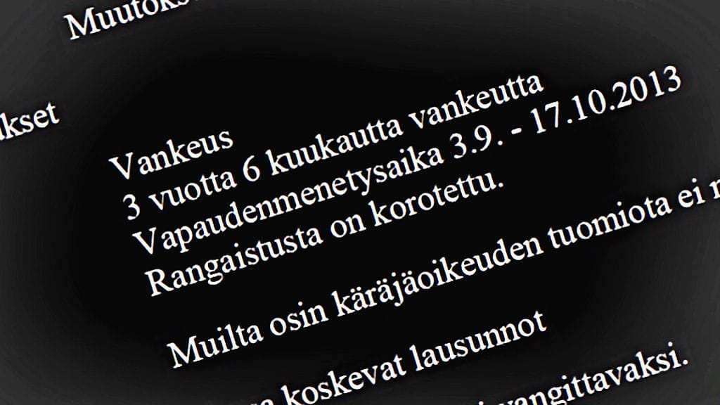 Helsingin hovioikeus antoi päätöksen tänään.