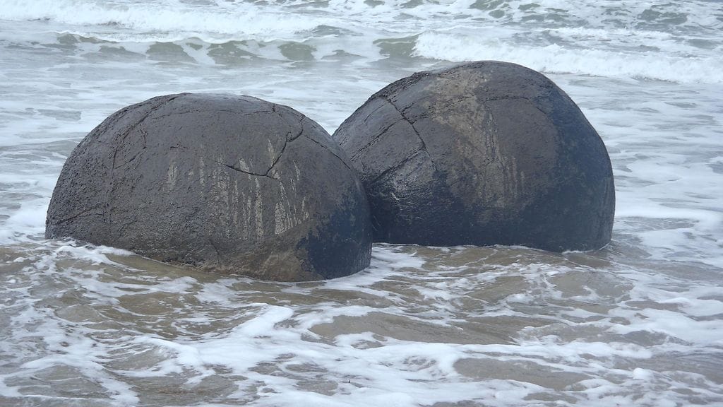 Uusi-Seelanti Moeraki Boulders