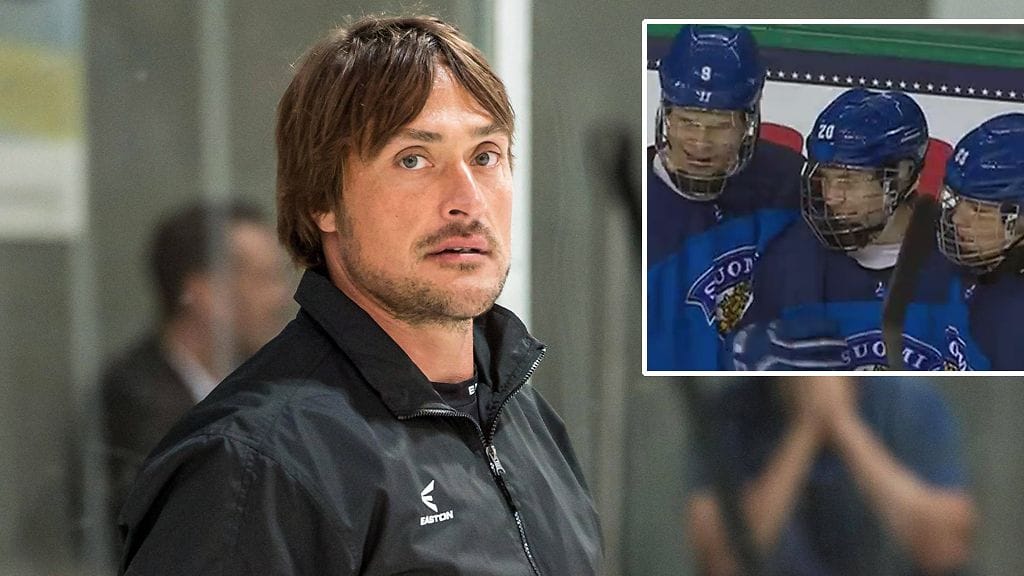 Teemu Selänne. Pienessä kuvassa Jesse Puljujärvi (vas.) ja Eeli Tolvanen.