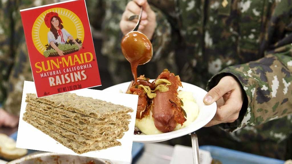 Armeijan käyttämät taistelumuonapakkaukset sisältävät pelkkää tuontitavaraa.