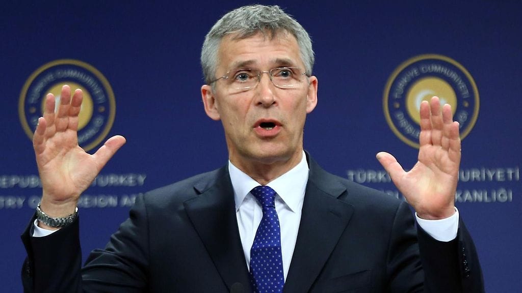 Naton pääsihteeri Jens Stoltenberg vaati Venäjää lopettamaan kapinallisten tukemisen Ukrainassa.