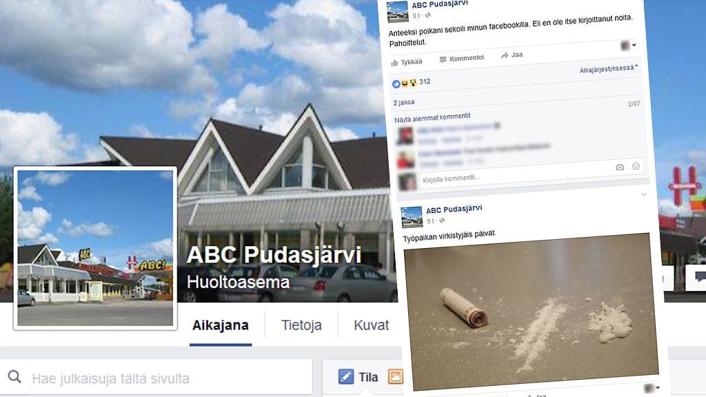 ABC:n ketjujohtaja Antti Heikkinen kertoo, että yrityksellä ei ole julkaisut tehneen Facebook-sivun kanssa mitään tekemistä.