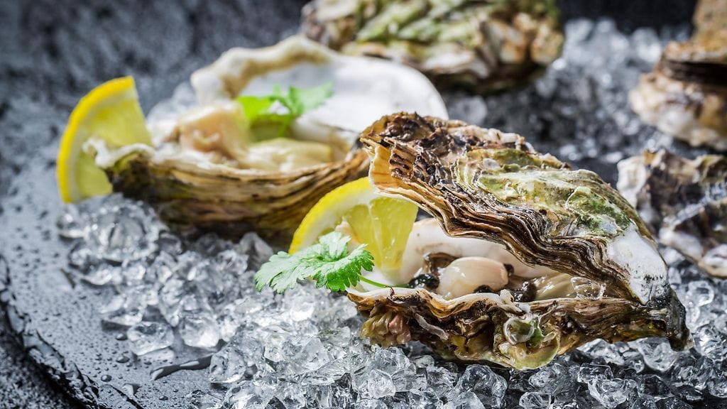 Osterit ovat rakkauden ruokaa.