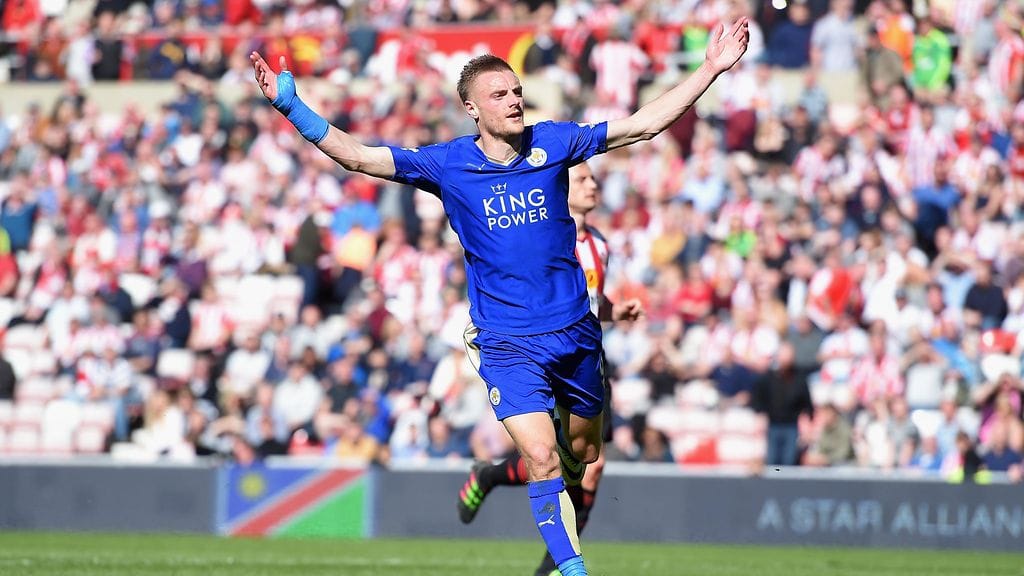 Jamie Vardy haluaa varmasti kasvattaa maalisaldoaan.