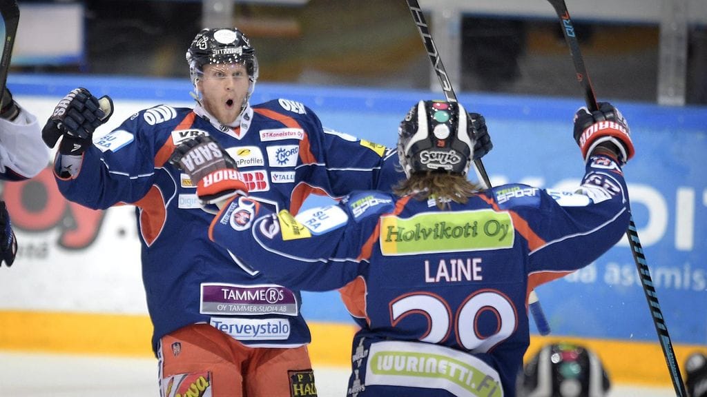 Jani Lajusen ja Patrik Laineen yhteispeli toimi hyvin.