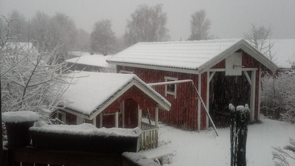 Lunta Raumalla 25. huhtikuuta 2016. Kuva: Seppo Manner