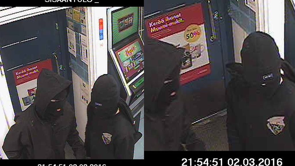 Kaupan ryöstöä yrittäneet alaikäiset tallentuivat valvontakameraan.