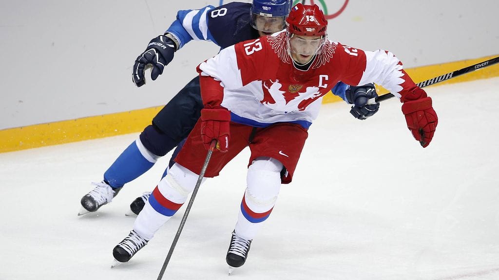 Pavel Datsjuk toimi Venäjän kapteenina Sotshin olympialaisissa.