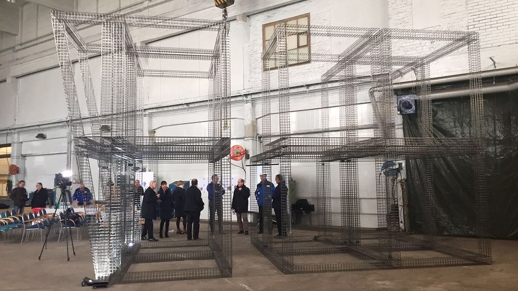 Brykä-teos tulee olemaan yksi SuomiAreenan lavoista ensi kesänä. Teos tulee kasvamaan korkeutta vielä puolella.