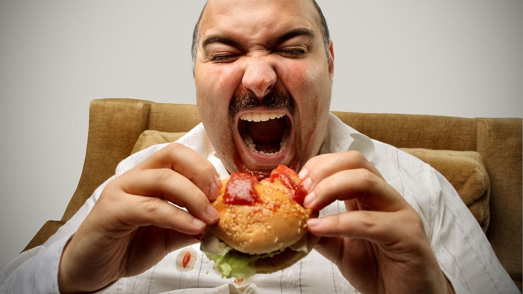 Ruokaa tulee helposti syötyä liian nopeasti.