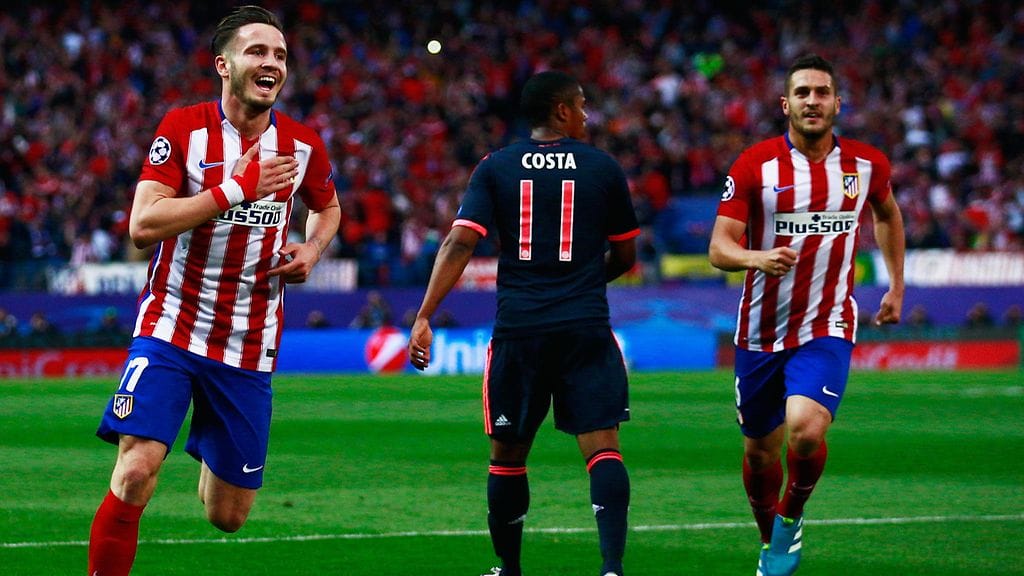 Saul Niguez teki upean soolomaalin Bayernin verkkoon.