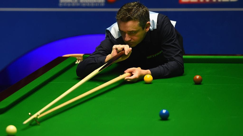 Alan McManus viihtyy Crucible-teatterissa.